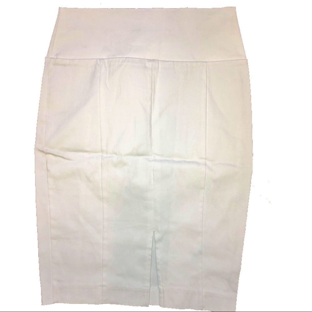 Extra Small XS Bright White GUESS Scuba Stretchy Office Pencil Skirt SEXY